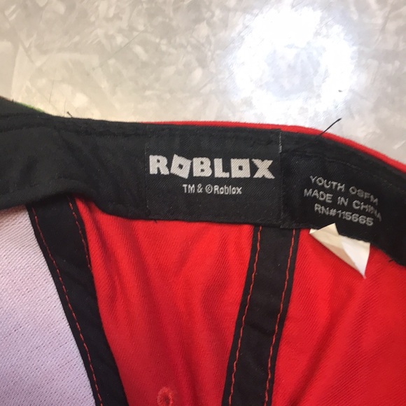 Official Roblox Red Snap Back Trucker Hat / Baseball Cap - Youth OSFM - Picture 8 of 12